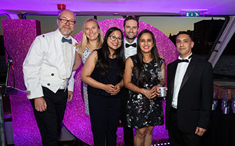 We are sailing – R-cubed’s night out at the Data IQ Awards.