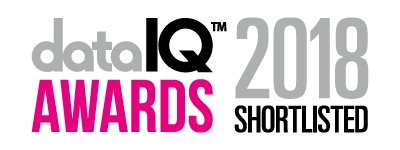 Data IQ awards shortlisted logo