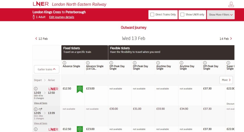 Customer Journey LNER purchase image 3