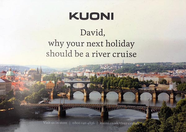 Customer journey direct mail Kuoni