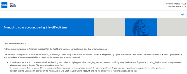 AMEX email